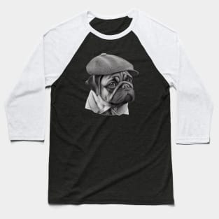 Flat cap pug Baseball T-Shirt